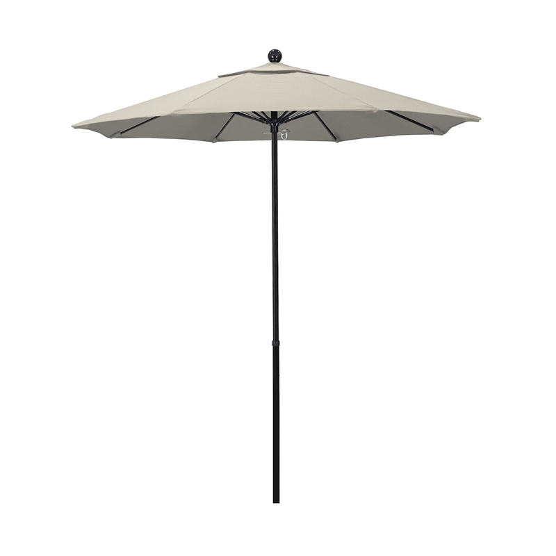 California Umbrella Oceanside 7.5' Black Market Umbrella in Beige