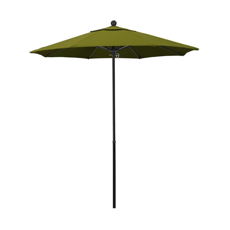 California Umbrella Oceanside 7.5' Black Market Umbrella in Ginkgo