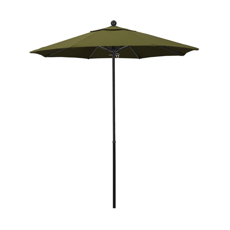 California Umbrella Oceanside 7.5' Black Market Umbrella in Palm