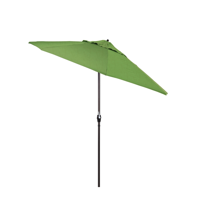 California Umbrella 9' Casa Tilt Crank Lift Patio Umbrella in Spectrum Cilantro