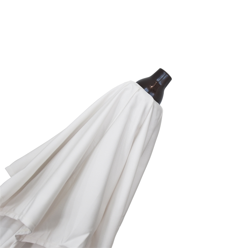 California Umbrella 9' Casa Tilt Crank Lift Patio Umbrella in Frost Blue