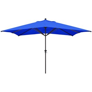 california umbrella 11' tahoe sunbrella crank lift patio umbrella in pacific