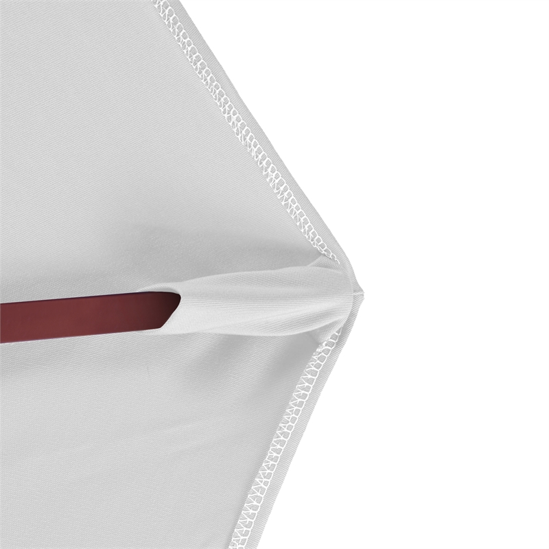 California Umbrella 9' Wood Pole Hardwood Ribs Push Lift in Natural