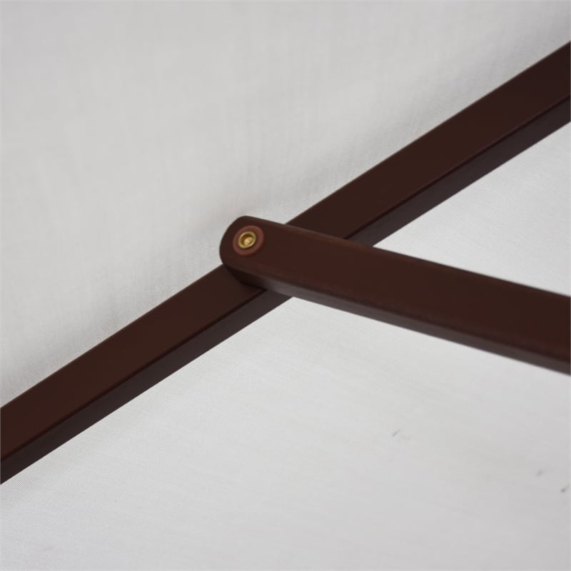 California Umbrella 9' Grove Series Patio Umbrella With Wood Pole Hardwood Ribs  Push Lift With Sunbrella 1A Teak Fabric