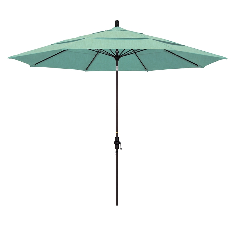 California Umbrella 11' Patio Umbrella in Spectrum Mist