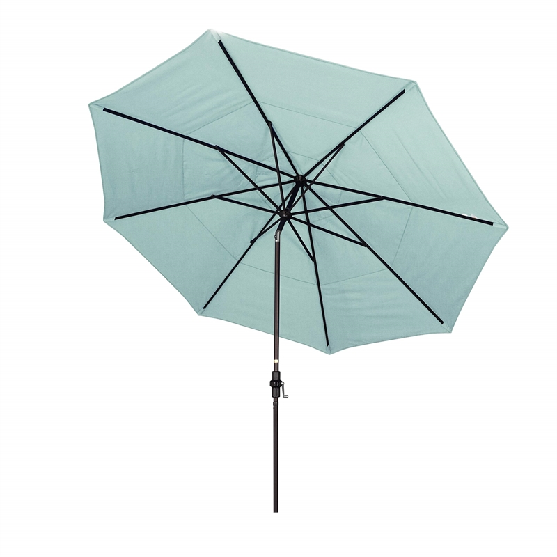 California Umbrella 11' Patio Umbrella in Spectrum Mist