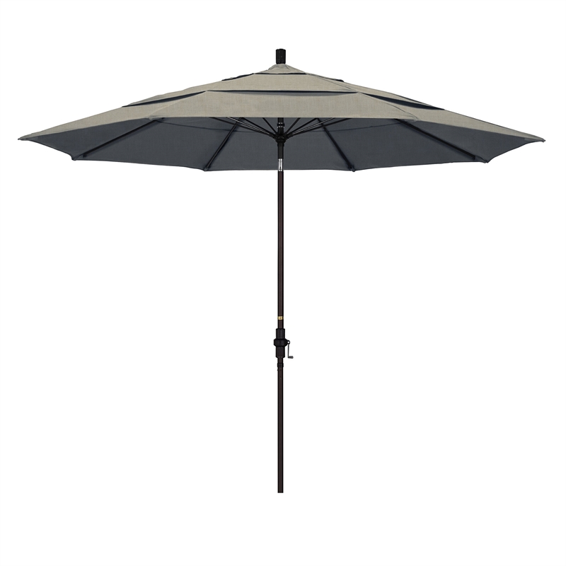 California Umbrella 11' Patio Umbrella in Spectrum Dove
