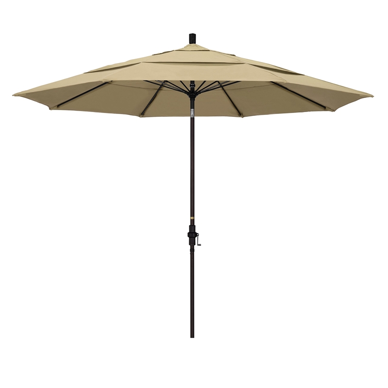 California Umbrella 11' Patio Umbrella in Antique Beige