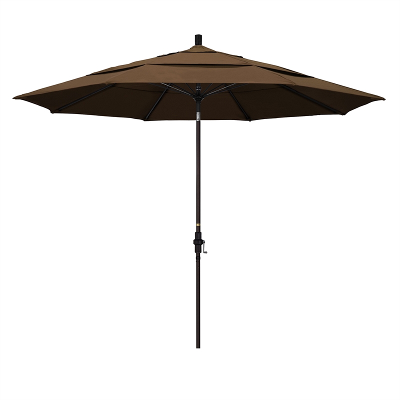 California Umbrella 11' Patio Umbrella in Cocoa