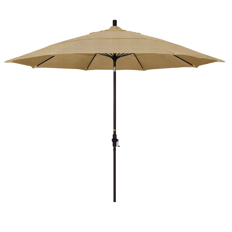 California Umbrella 11' Patio Umbrella in Linen Sesame