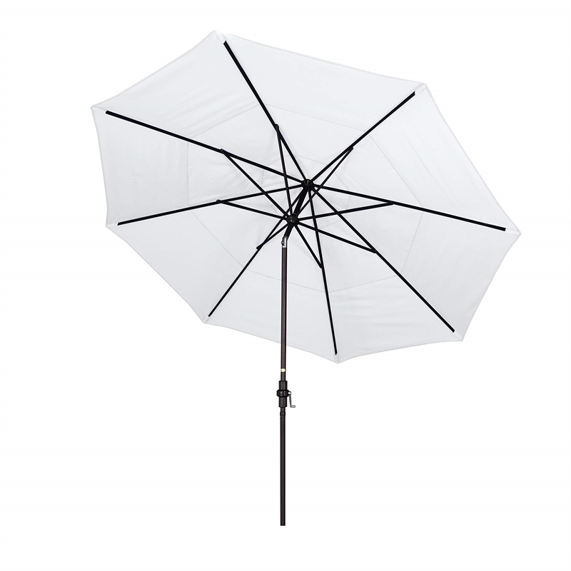 California Umbrella 11' Patio Umbrella in White