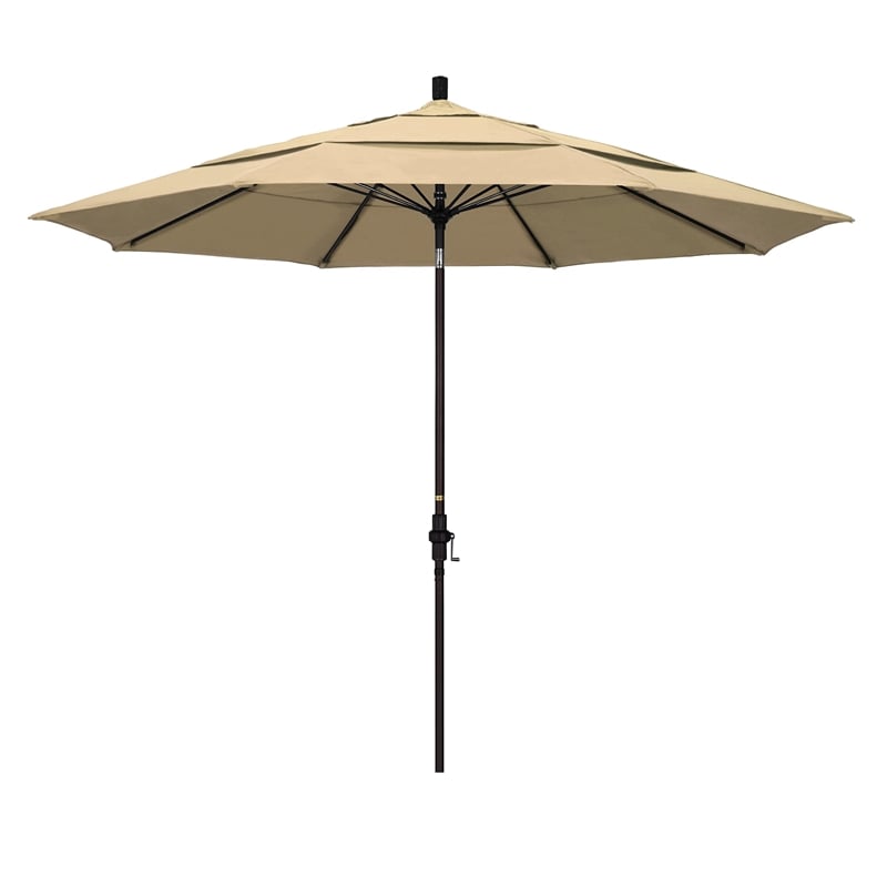California Umbrella 11' Patio Umbrella in Antique Beige