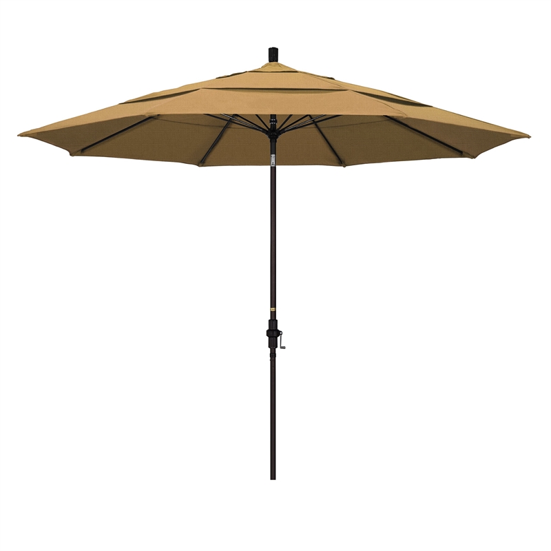 California Umbrella 11' Patio Umbrella in Straw
