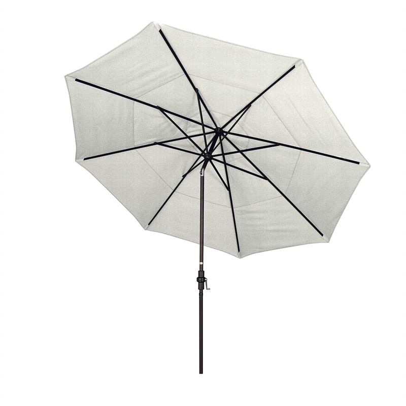 California Umbrella 11' Patio Umbrella in Woven Granite