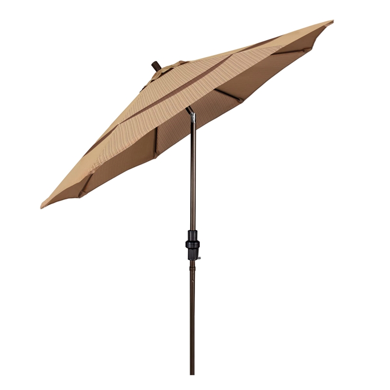 California Umbrella 11' Patio Umbrella in Terrace Sequoia
