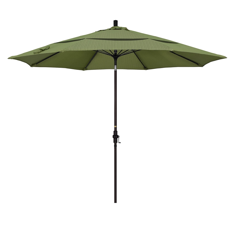 California Umbrella 11' Patio Umbrella in Terrace Fern