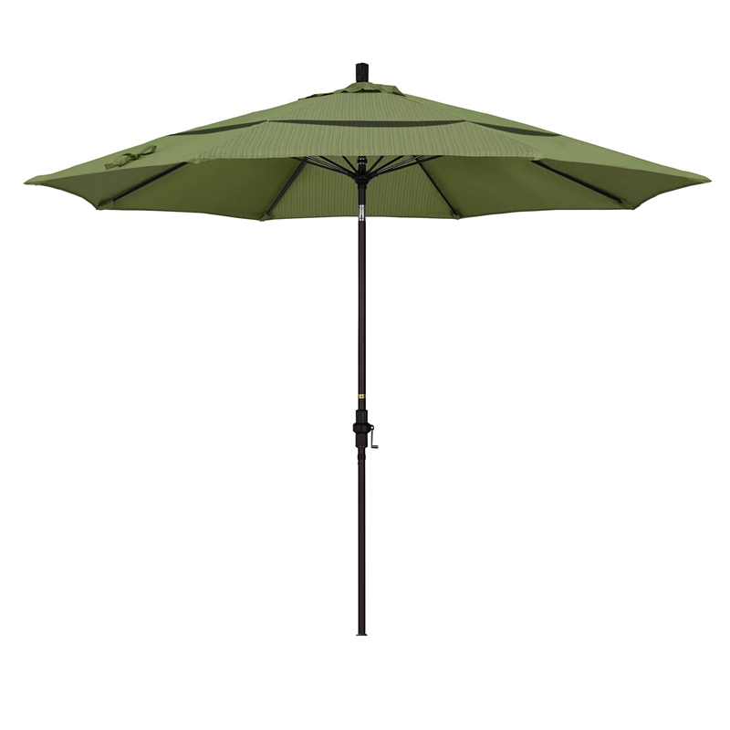 California Umbrella 11' Patio Umbrella in Terrace Fern