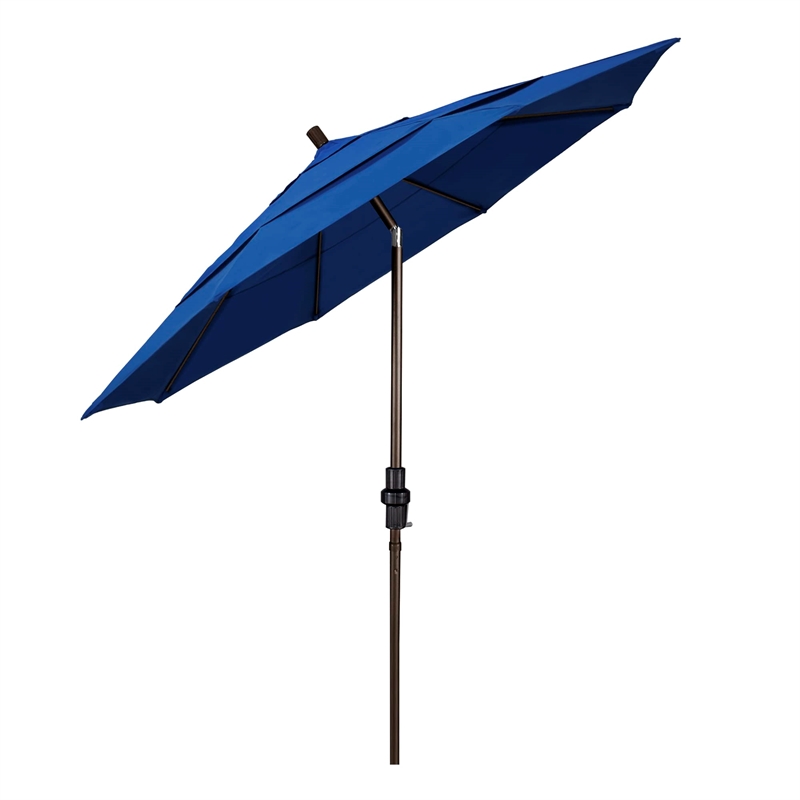 California Umbrella 11' Patio Umbrella in Pacific Blue