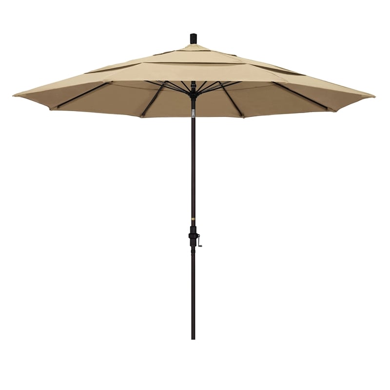 California Umbrella 11' Patio Umbrella in Beige