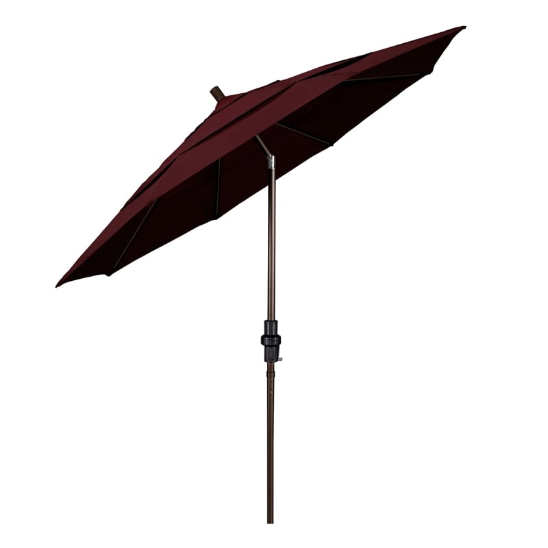 California Umbrella 11' Patio Umbrella in Burgundy