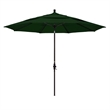 California Umbrella 11' Patio Umbrella in Hunter Green