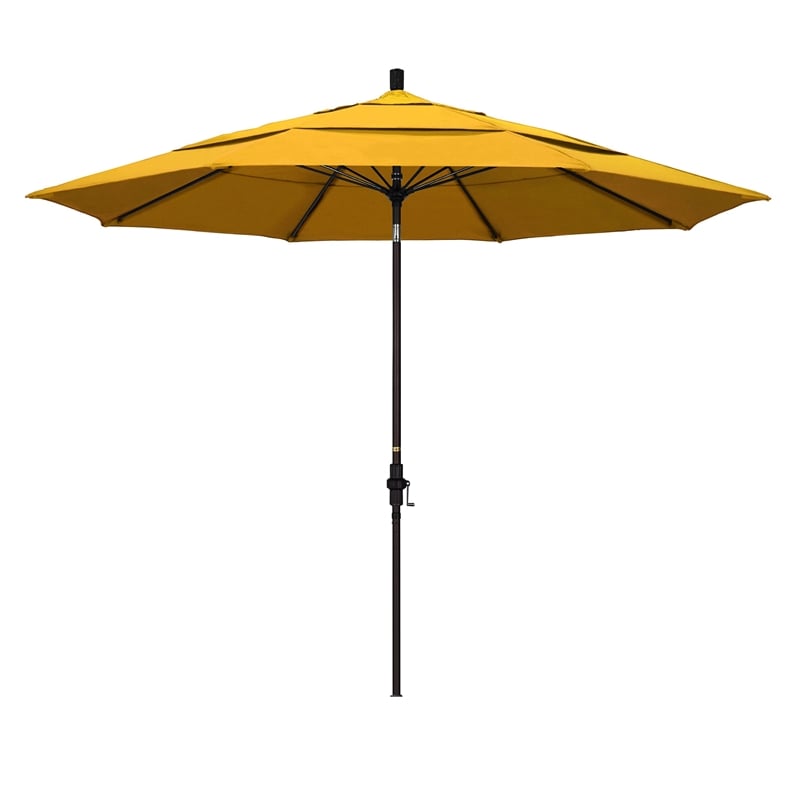 California Umbrella 11' Patio Umbrella in Yellow