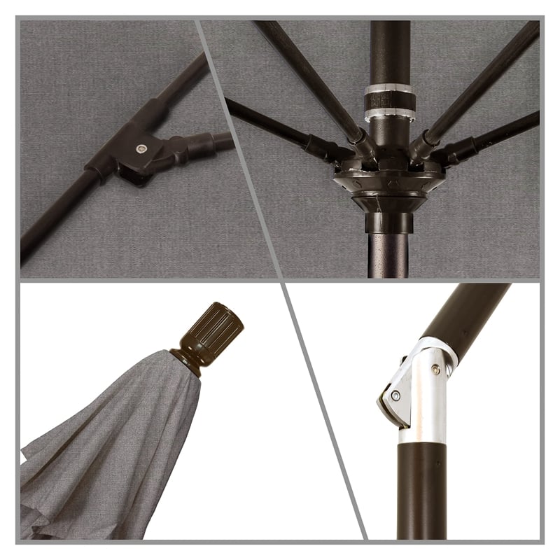 California Umbrella 11' Patio Umbrella in Taupe