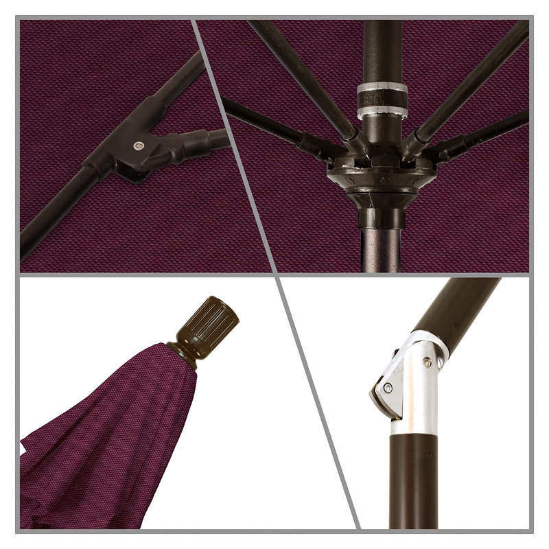 California Umbrella 11' Patio Umbrella in Purple