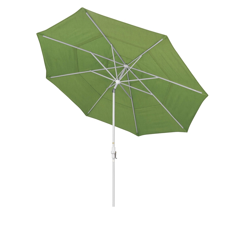 California Umbrella 11' Patio Umbrella in Spectrum Cilantro