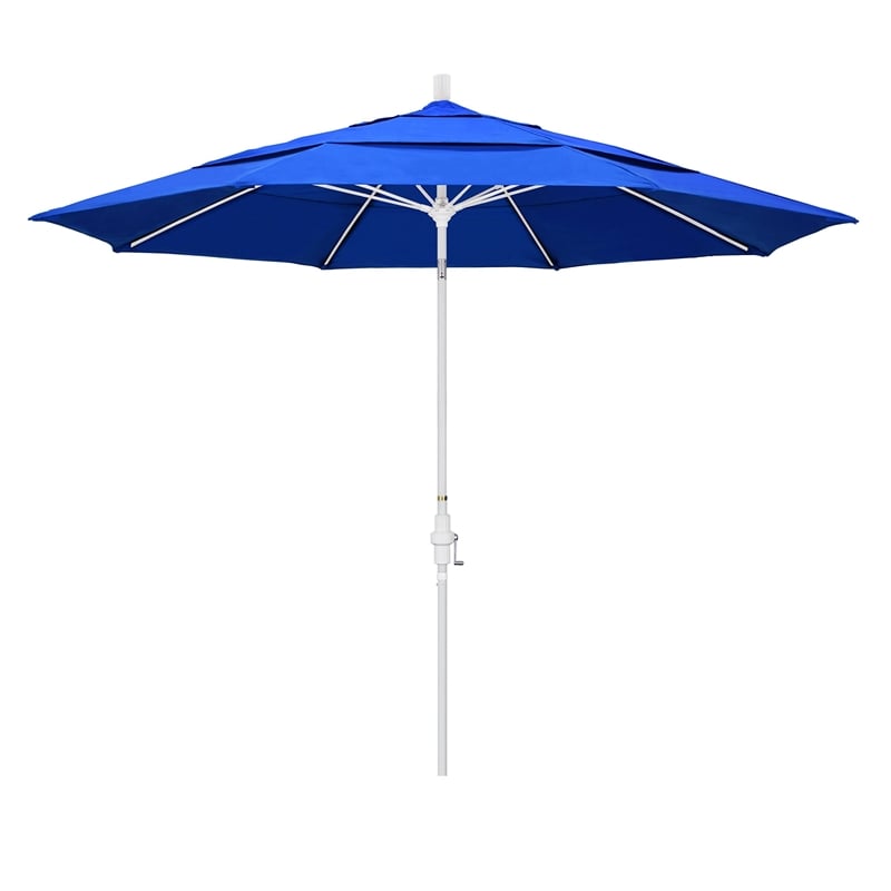 California Umbrella 11' Patio Umbrella in Pacific Blue