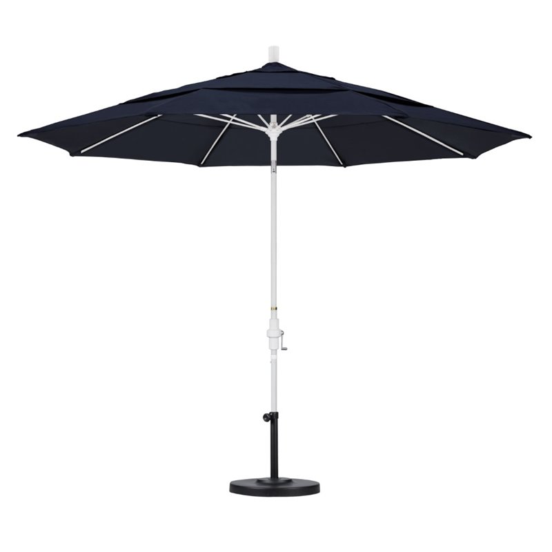 California Umbrella 11 Patio Umbrella In Navy Gscuf118170 5439 Dwv