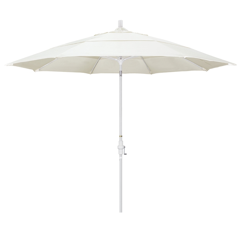 California Umbrella 11' Patio Umbrella in Canvas
