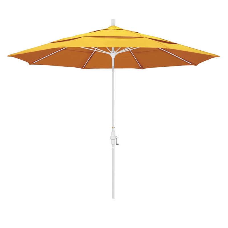 California Umbrella 11' Patio Umbrella in Sunflower Yellow