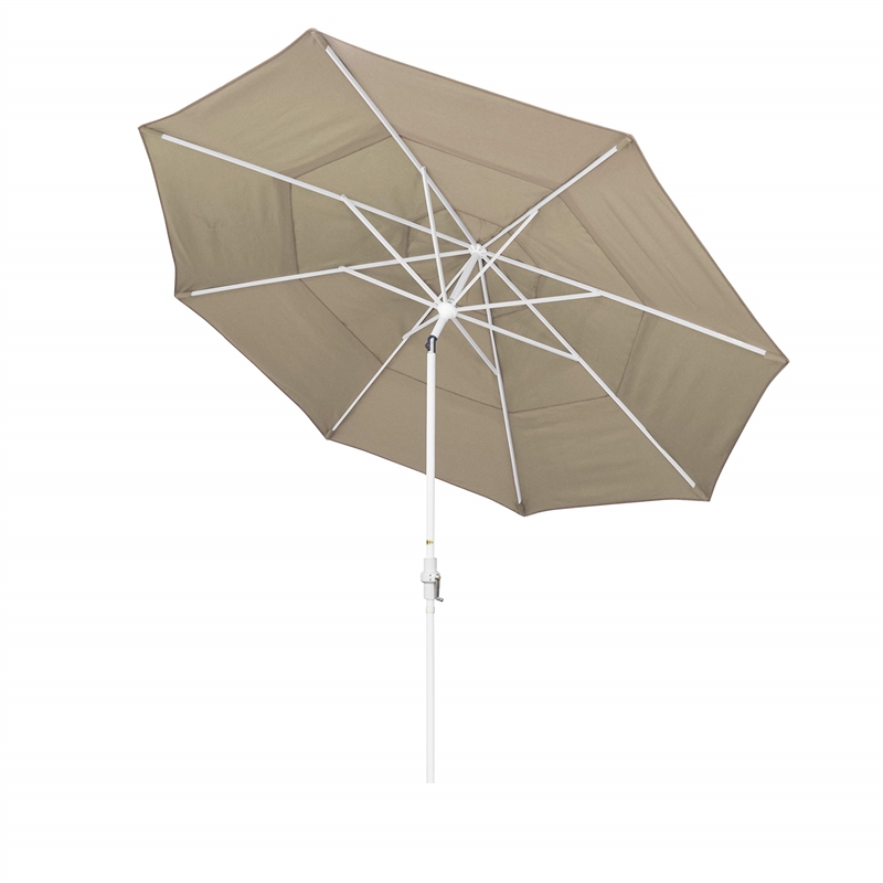 California Umbrella 11' Patio Umbrella in Taupe