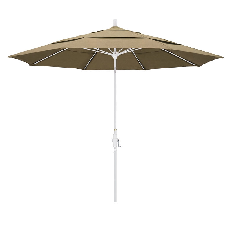 California Umbrella 11' Patio Umbrella in Heather Beige