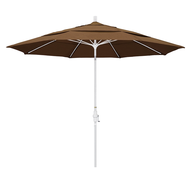 California Umbrella 11' Patio Umbrella in Teak