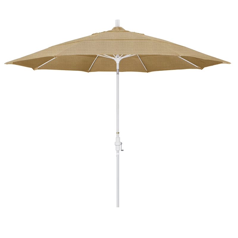 California Umbrella 11' Patio Umbrella in Linen Sesame
