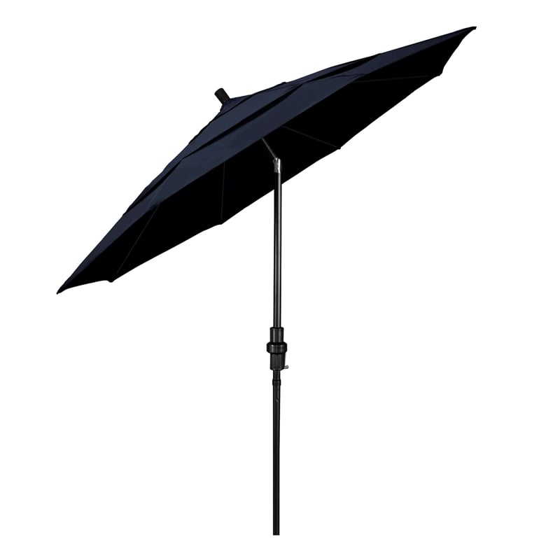 California Umbrella 11' Patio Umbrella in Navy Blue