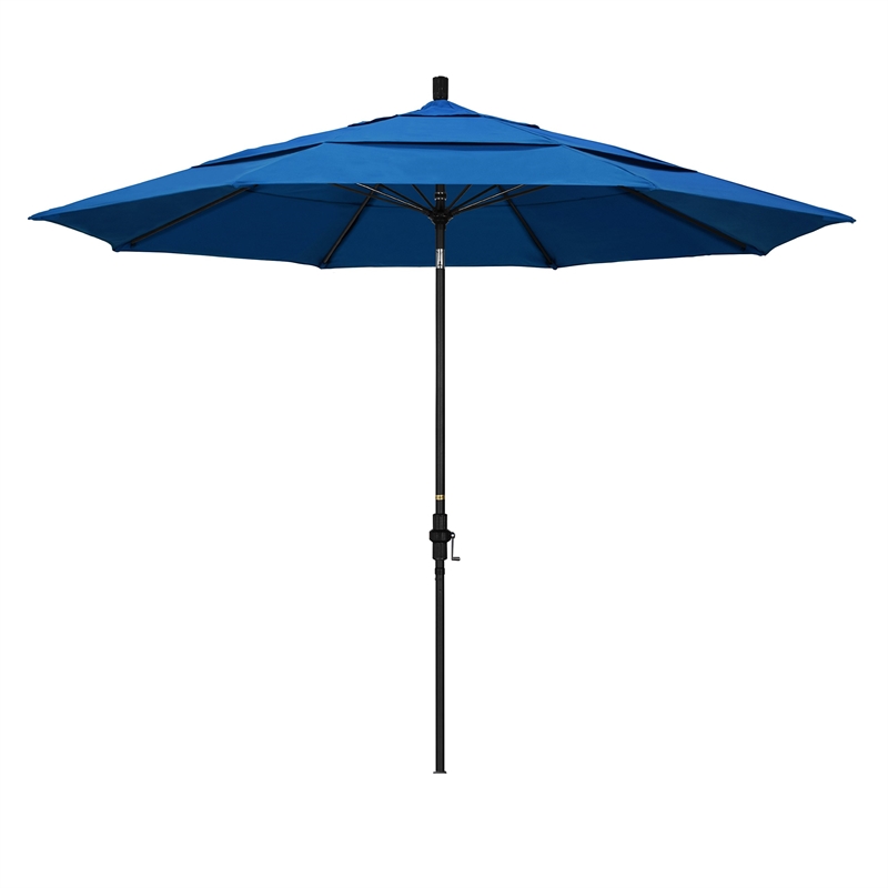 California Umbrella 11' Patio Umbrella in Pacific Blue