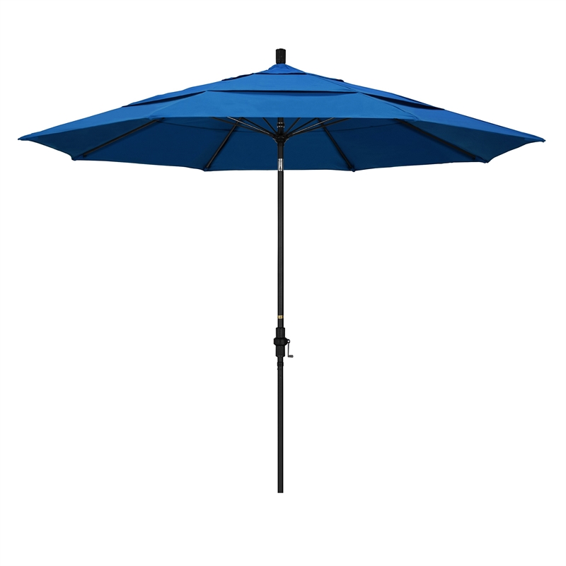 California Umbrella 11' Patio Umbrella in Pacific Blue