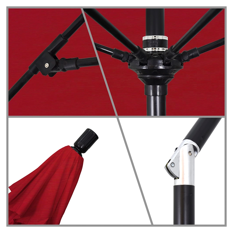 California Umbrella 11' Patio Umbrella in Red