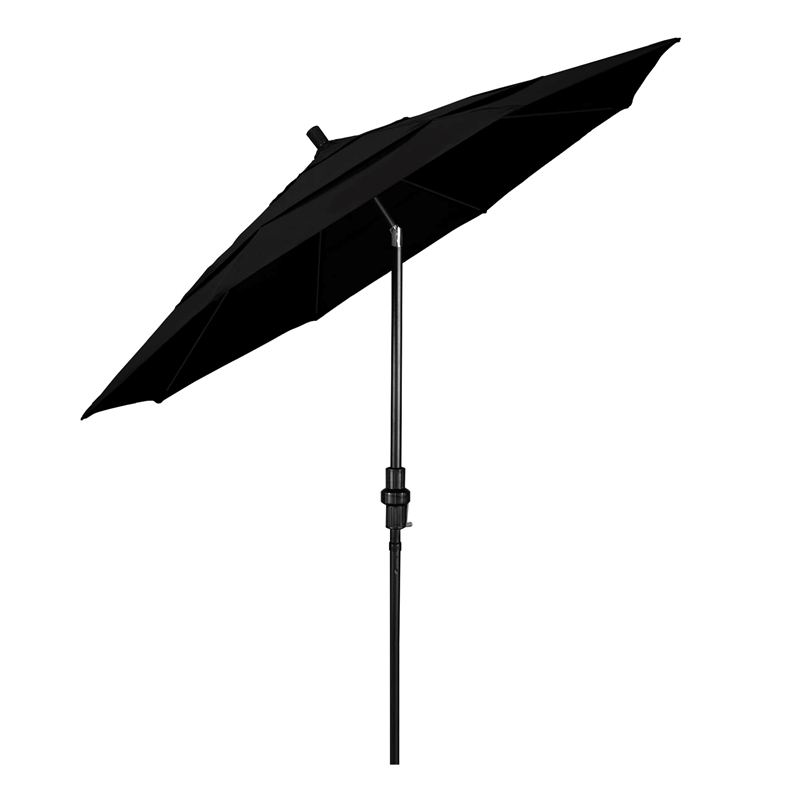 California Umbrella 11' Patio Umbrella in Black