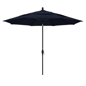 California Umbrella 11' Patio Umbrella in Navy Blue