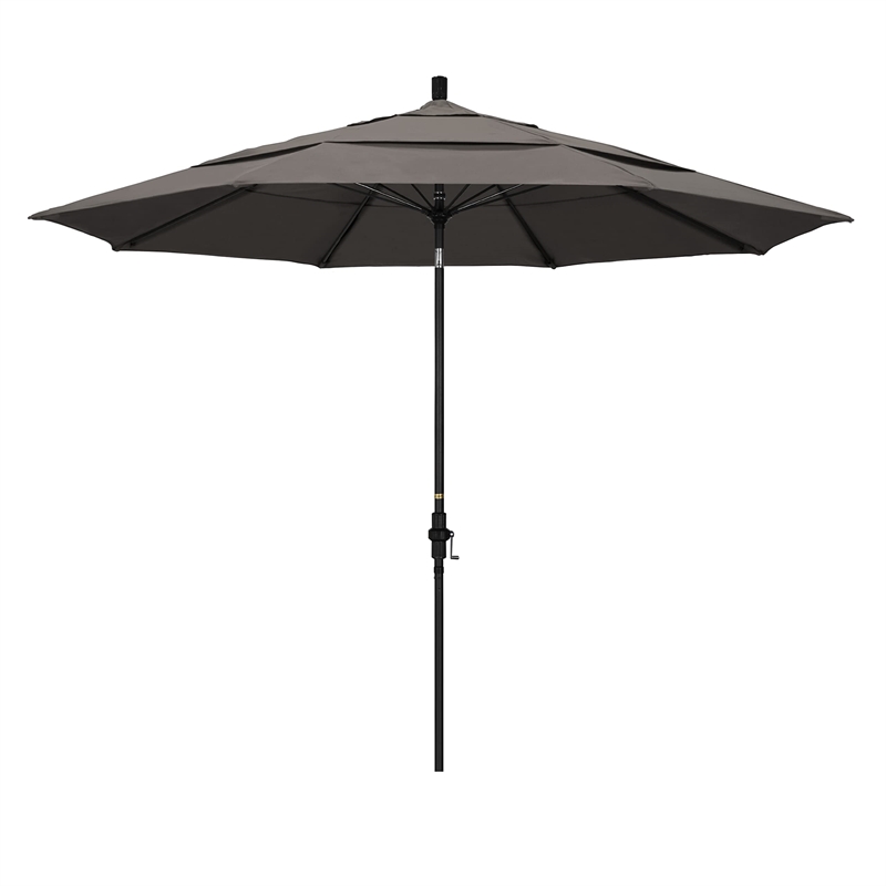 California Umbrella 11' Patio Umbrella in Taupe