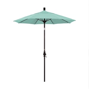 California Umbrella 7.5' Patio Umbrella in Spectrum Mist