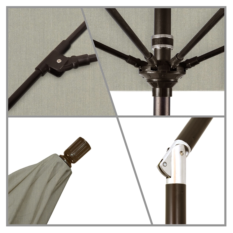 California Umbrella 7.5' Patio Umbrella in Spectrum Dove