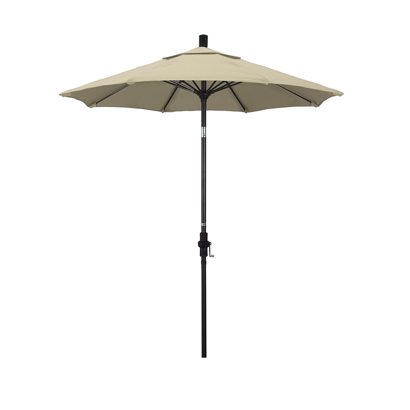 California Umbrella 7.5' Patio Umbrella in Antique Beige