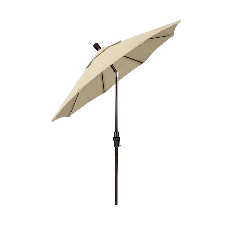 California Umbrella 7.5' Patio Umbrella in Antique Beige