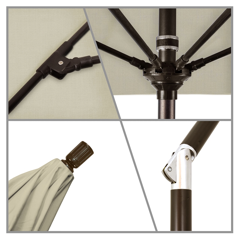 California Umbrella 7.5' Patio Umbrella in Antique Beige