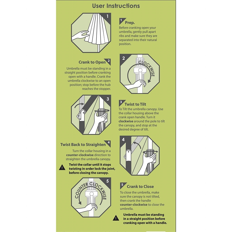 California Umbrella 7.5' Patio Umbrella in Antique Beige